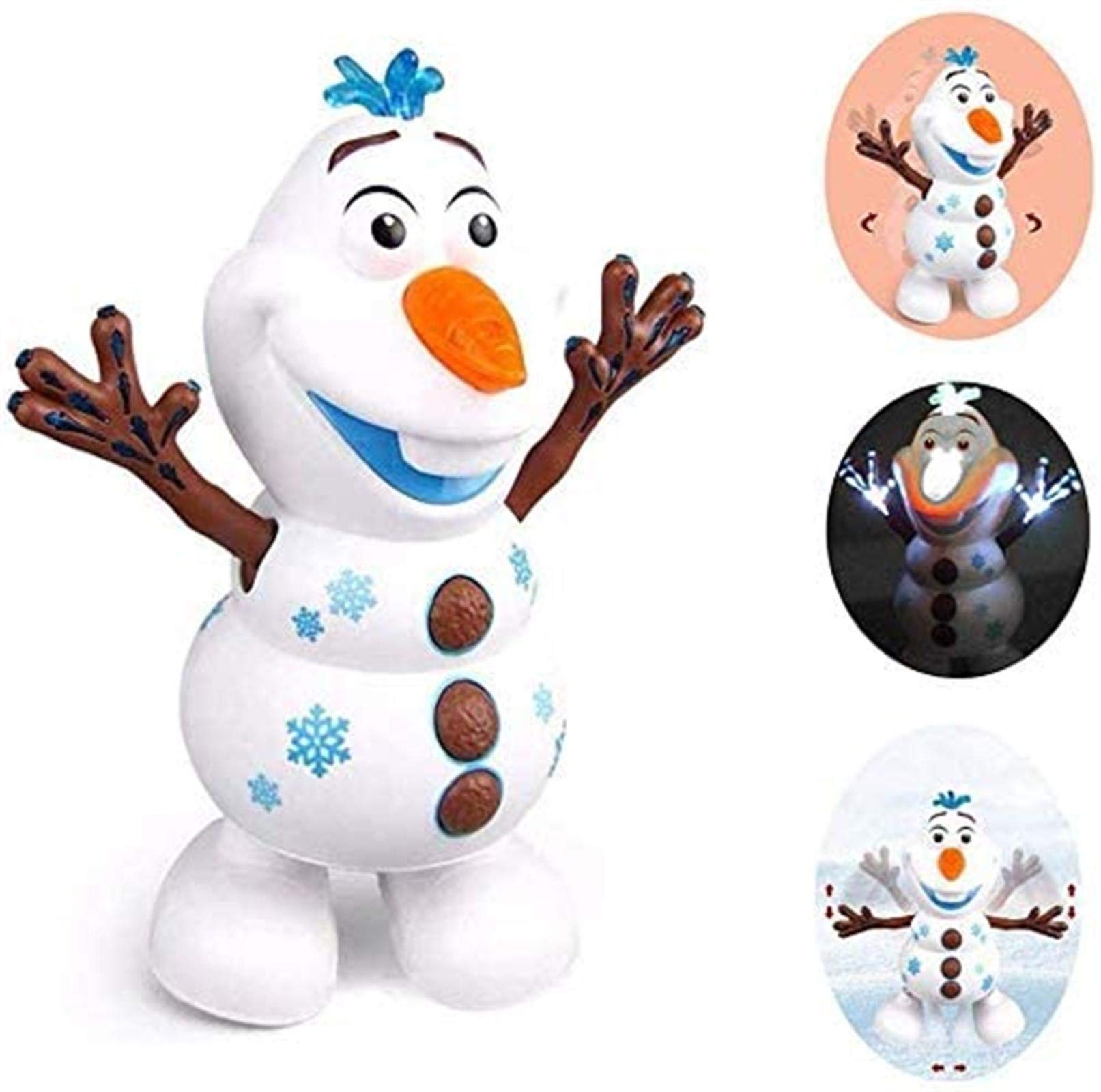 Electric Dancing Snowman Toy with Music & LED Lights - Interactive Baby Educational Robot Doll for Kids | Perfect Christmas Gift, Birthday Present & Holiday Party Decoration