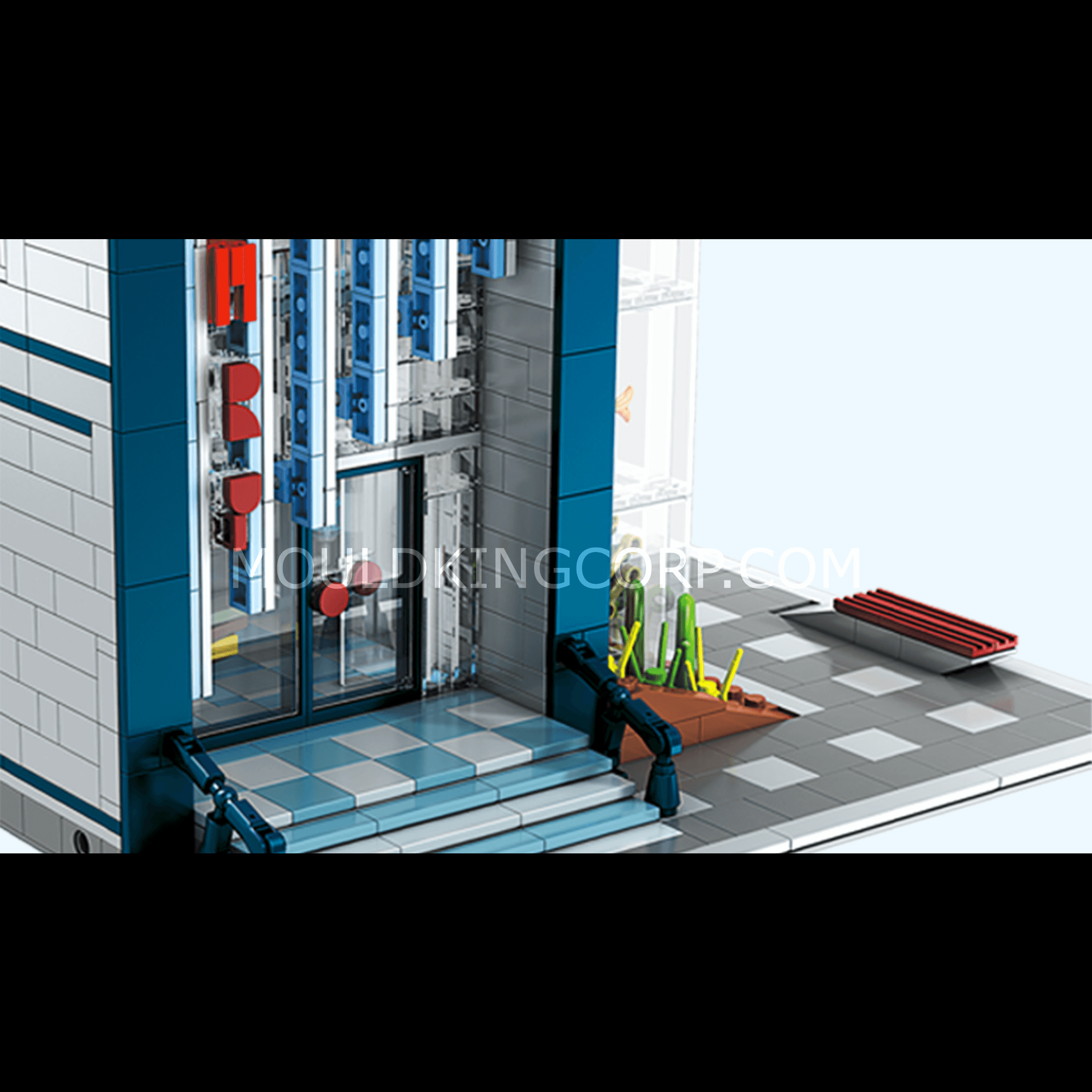 Mould King 16022 Modern Library Building Set - 2,788 Piece DIY Model Kit for Adults & Teens | Creative Home Decor & Gift for Book Lovers | Perfect for Display, Collection & Relaxing Building Projects