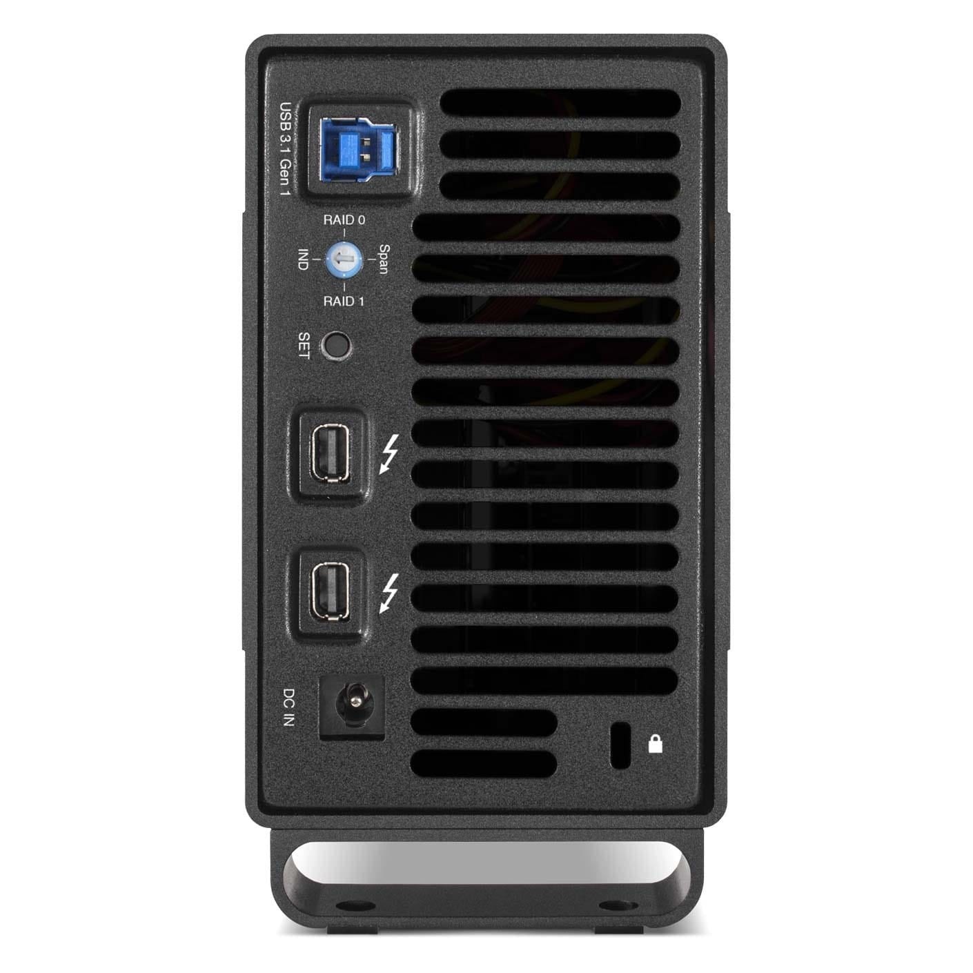16TB OWC Mercury Elite Pro Dual USB 3.1 Gen 1 & Thunderbolt 2 RAID External Hard Drive - High-Speed Storage for Video Editing, Data Backup & Creative Professionals