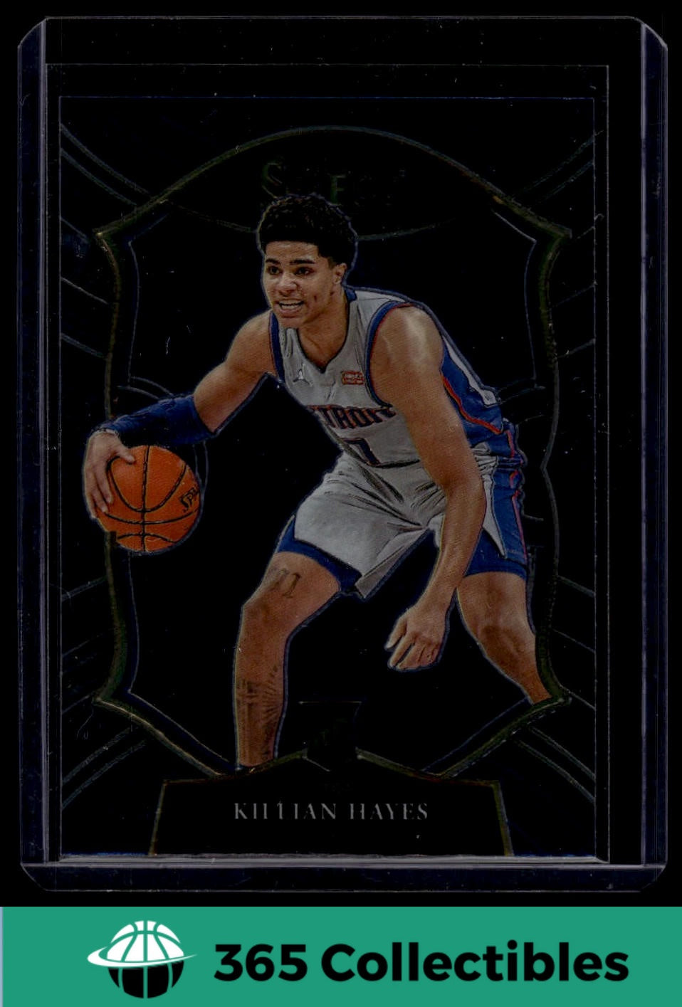 2020-21 Panini Select Killian Hayes #67 Basketball Card - Detroit Pistons Rookie - Collectible Trading Card for NBA Fans & Sports Memorabilia Enthusiasts