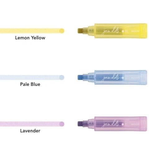 Join Dots Marker Pen Set - Premium Midori DESIGNPHIL Dotting Tools for Art, DIY Crafts, Bullet Journaling & Scrapbooking - Perfect for Artists, Calligraphy & Hand Lettering Projects