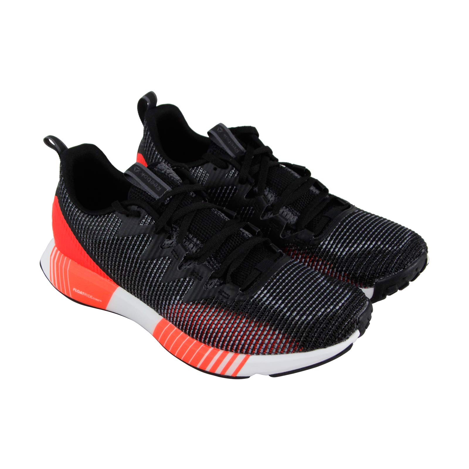 Reebok Fusion Flexweave Men's Running Shoes - Breathable Black Mesh Athletic Sneakers with Lace-Up Closure for Jogging, Gym Workouts & Daily Wear