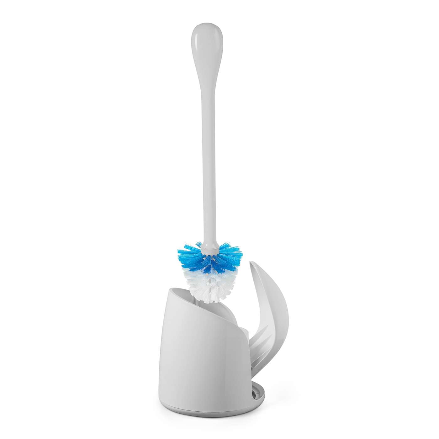 Compact Toilet Brush with Holder - Space-Saving Bathroom Cleaning Tool for Small Spaces, Easy to Clean & Hygienic - Perfect for Apartments, RVs, and Tight Bathrooms