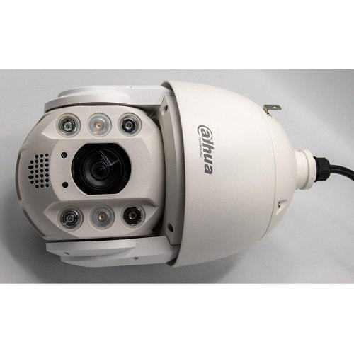 Dahua 6C3425XBPV Pro Series Starlight 4MP PTZ IP Security Camera with 25x Optical Zoom & 4.8-120mm Lens - White | Outdoor Surveillance, Home Security, Business Monitoring, Night Vision, Weatherproof