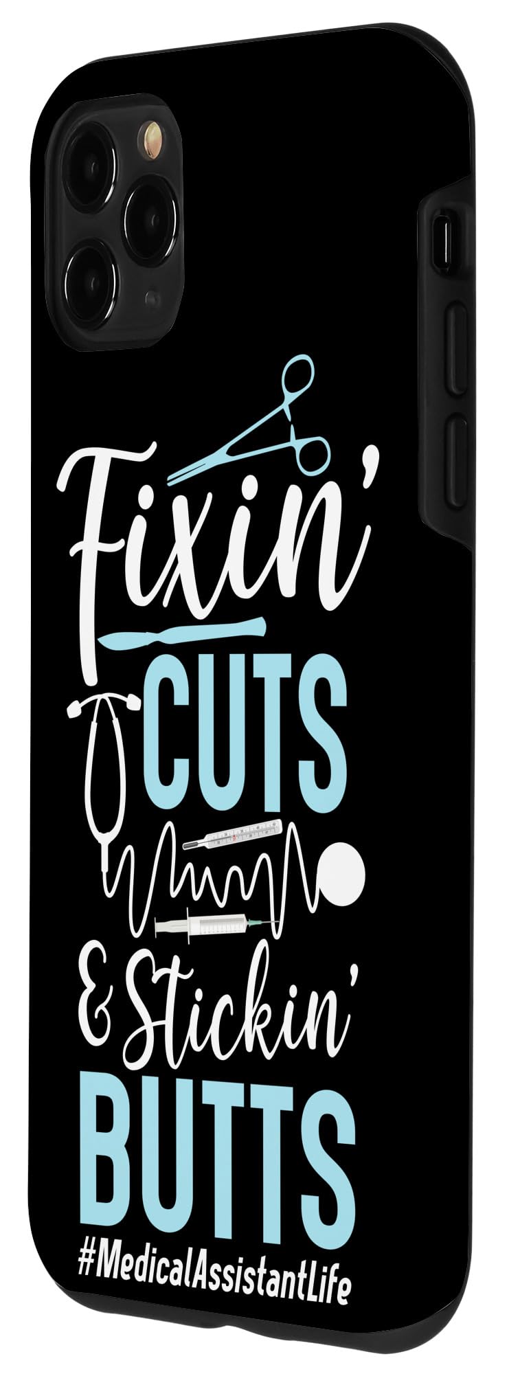 Certified Medical Assistant (CMA) Case for iPhone 11 Pro Max - Shockproof Protective Cover for Healthcare Professionals - Perfect for Hospitals, Clinics & Medical Work Environments