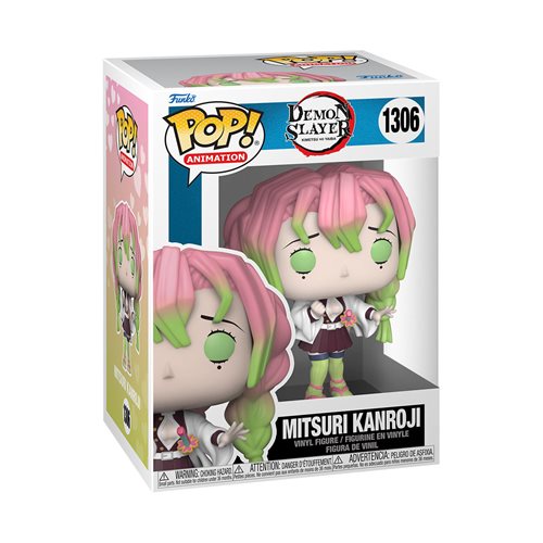 Demon Slayer Pop! Vinyl Figure - Mitsuri Kanroji Collectible [1306] | Anime Merchandise for Fans, Gift for Otaku, Perfect for Display & Collection