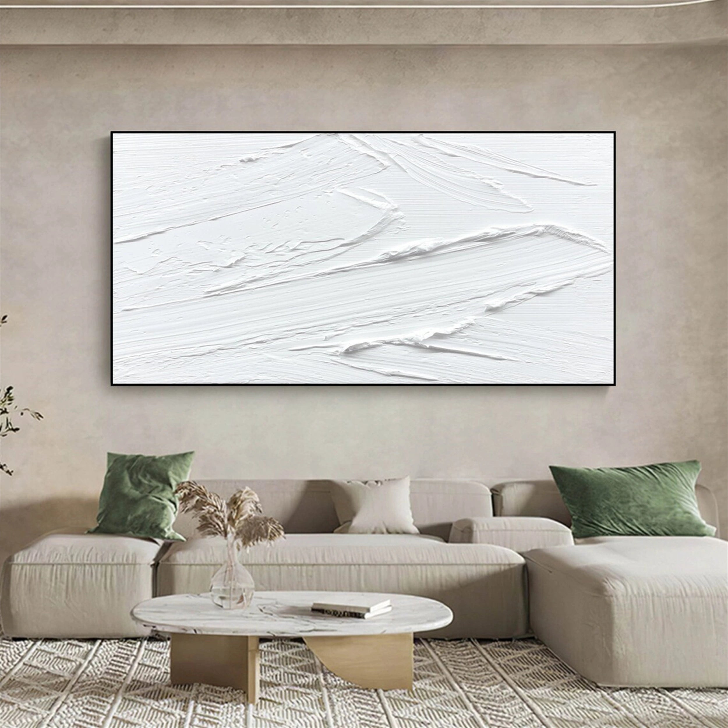 Minimalist Balance Canvas Painting - Abstract Wall Art for Living Room, Bedroom & Office Decor | #MM105