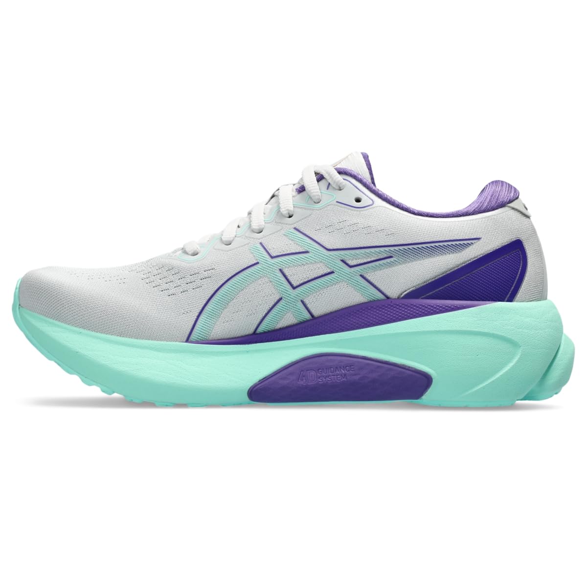 ASICS Women's GEL-KAYANO 30 Running Shoes - Size 12 - Polar Shade/Fresh Ice - Lightweight Cushioned Sneakers for Marathon Training & Road Running