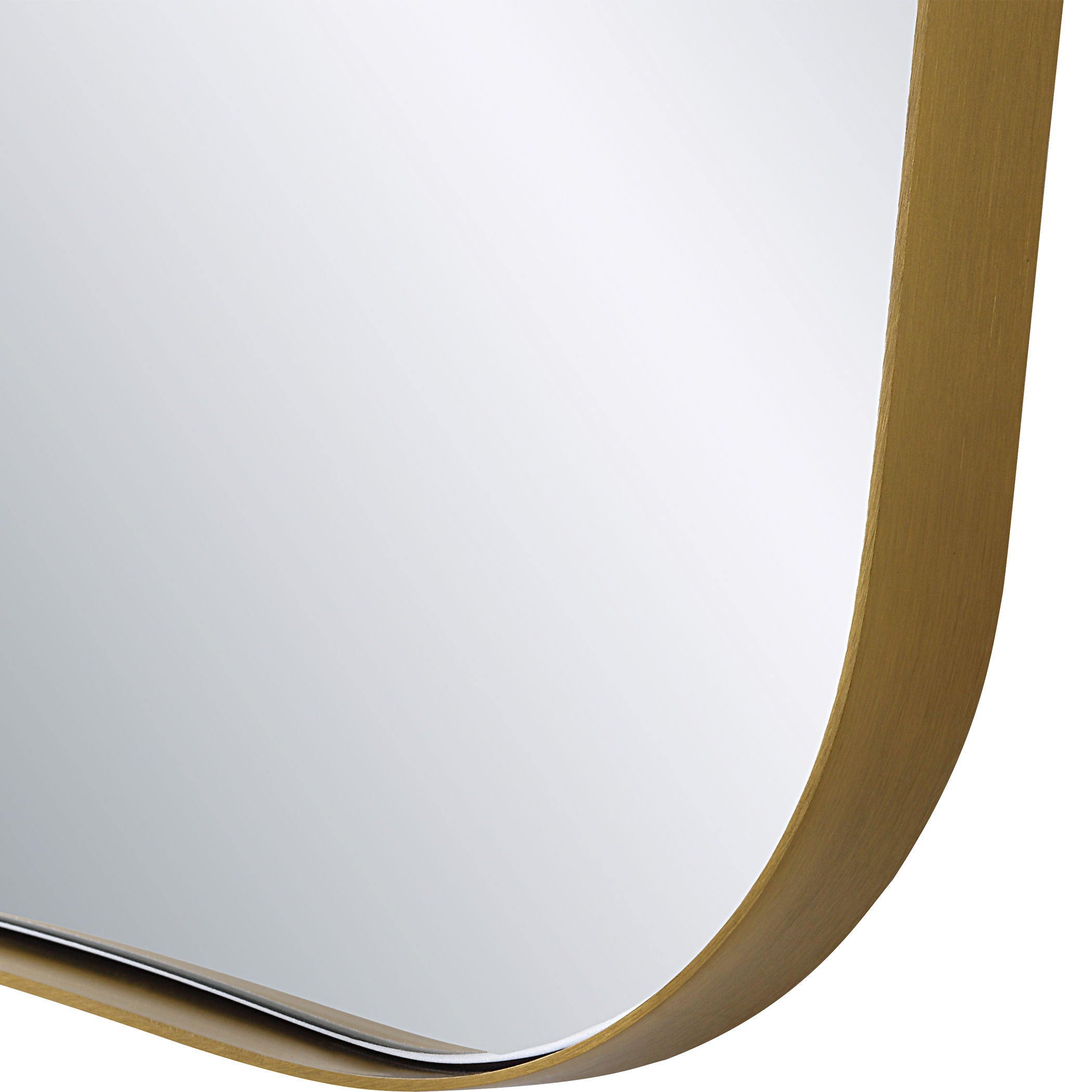 Belvoir Mirror Brass - Vintage Brass Wall Mirror with Antique Finish - Perfect for Living Room, Bedroom, or Entryway Décor
