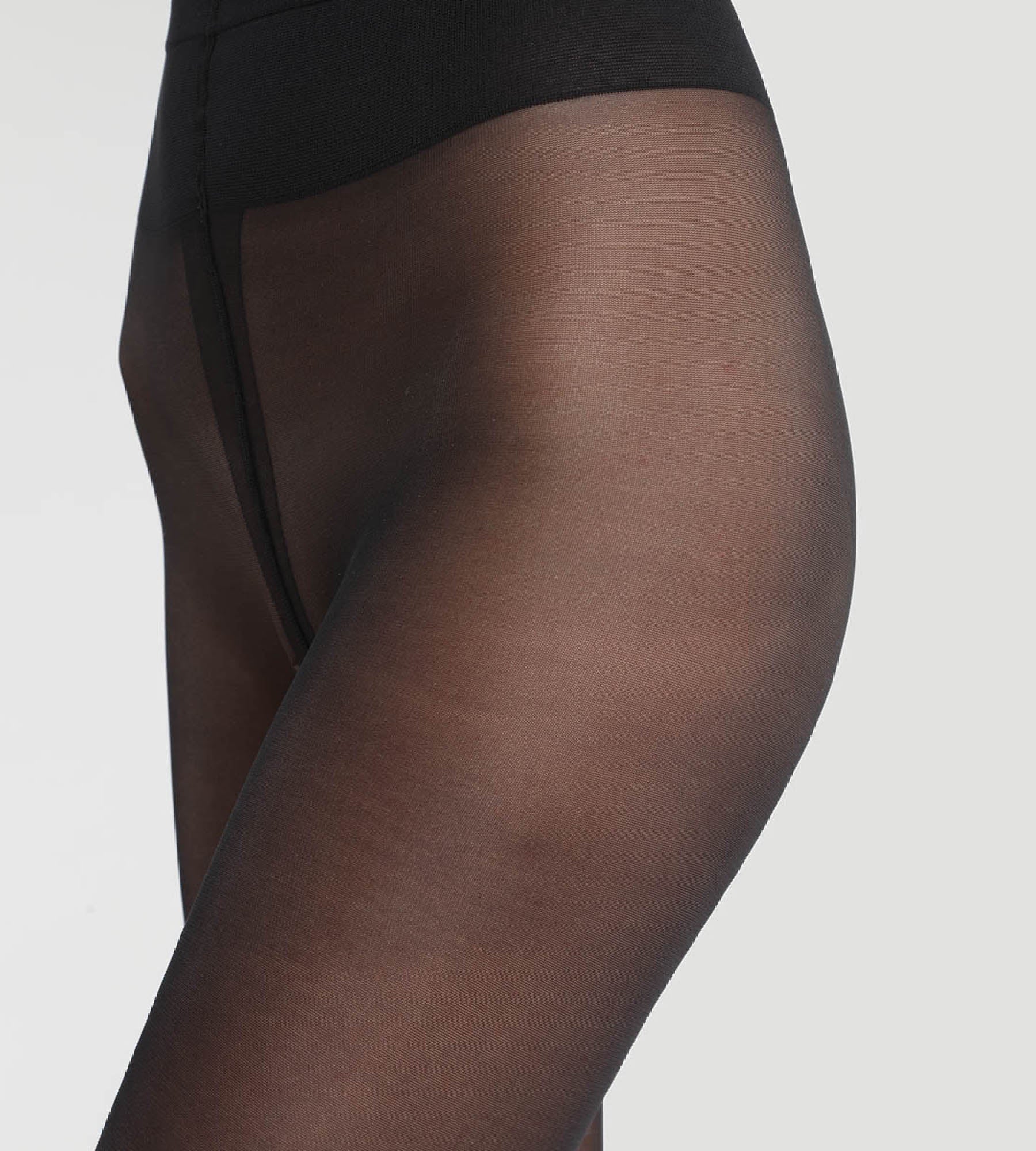 Black 25D Sheer Tights for Women - Slimming & Comfortable Leggings for Everyday Wear, Office, and Formal Occasions