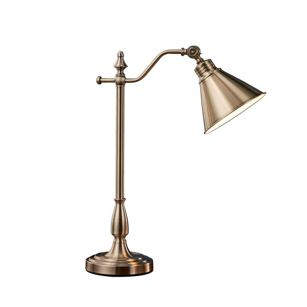 SPNEC Adjustable Dimmable Metal Desk Lamp - Modern Office Study Lamp with Flexible Gooseneck for Reading, Bedroom, Living Room & Nightstand | Perfect for Home Office, College Dorm & Workspace Lighting