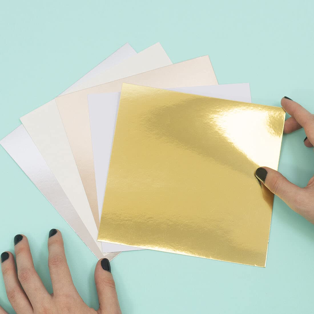 Premium 15-Pack Silver Cardstock Paper for Card Making & Scrapbooking | 250 GSM Heavyweight | 12x12 Inches (30.48x30.48 cm) | Perfect for DIY Crafts, Wedding Invitations, Photo Albums & Home Decor Projects