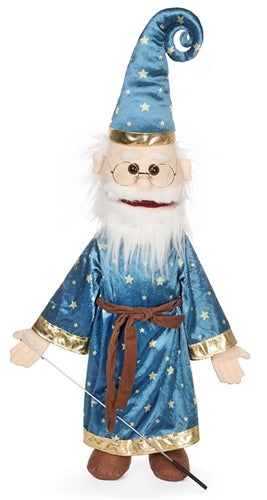 Malvin the Wizard 33.5 Inch Large Hand Puppet for Kids - Interactive Storytelling, Puppet Shows & Educational Play (Code 25)