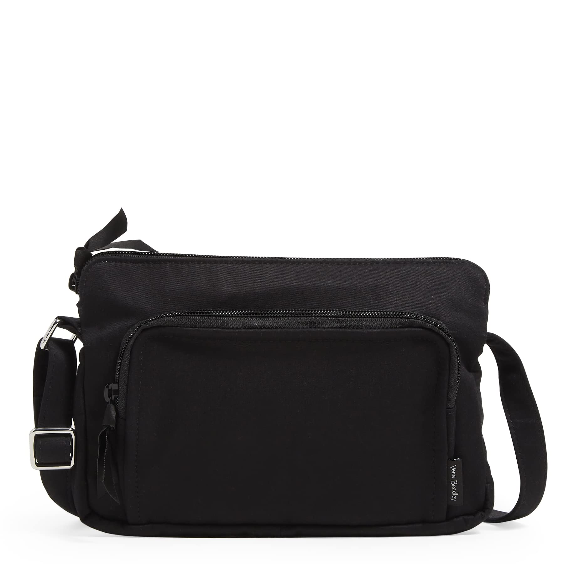 Vera Bradley Women's Cotton RFID Blocking Crossbody Purse - Stylish Little Hipster Bag for Everyday Use, Travel & Shopping