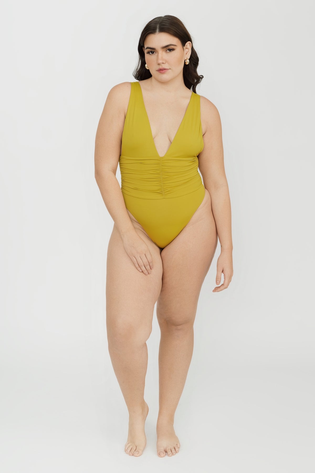 Echo One Piece Swimsuit - Moderate Coverage Bikini for Women - Fiji Print - Perfect for Beach Vacations & Pool Parties