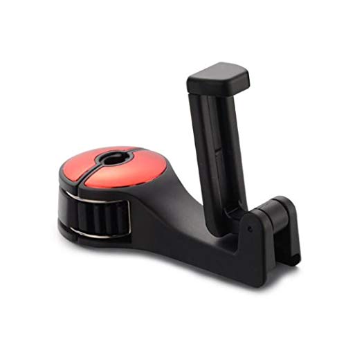 Hiriyt Universal Car Seat Phone Holder - Adjustable Headrest Hook Stand for iPhone, Samsung & Smartphones - Perfect for Road Trips & Hands-Free Driving