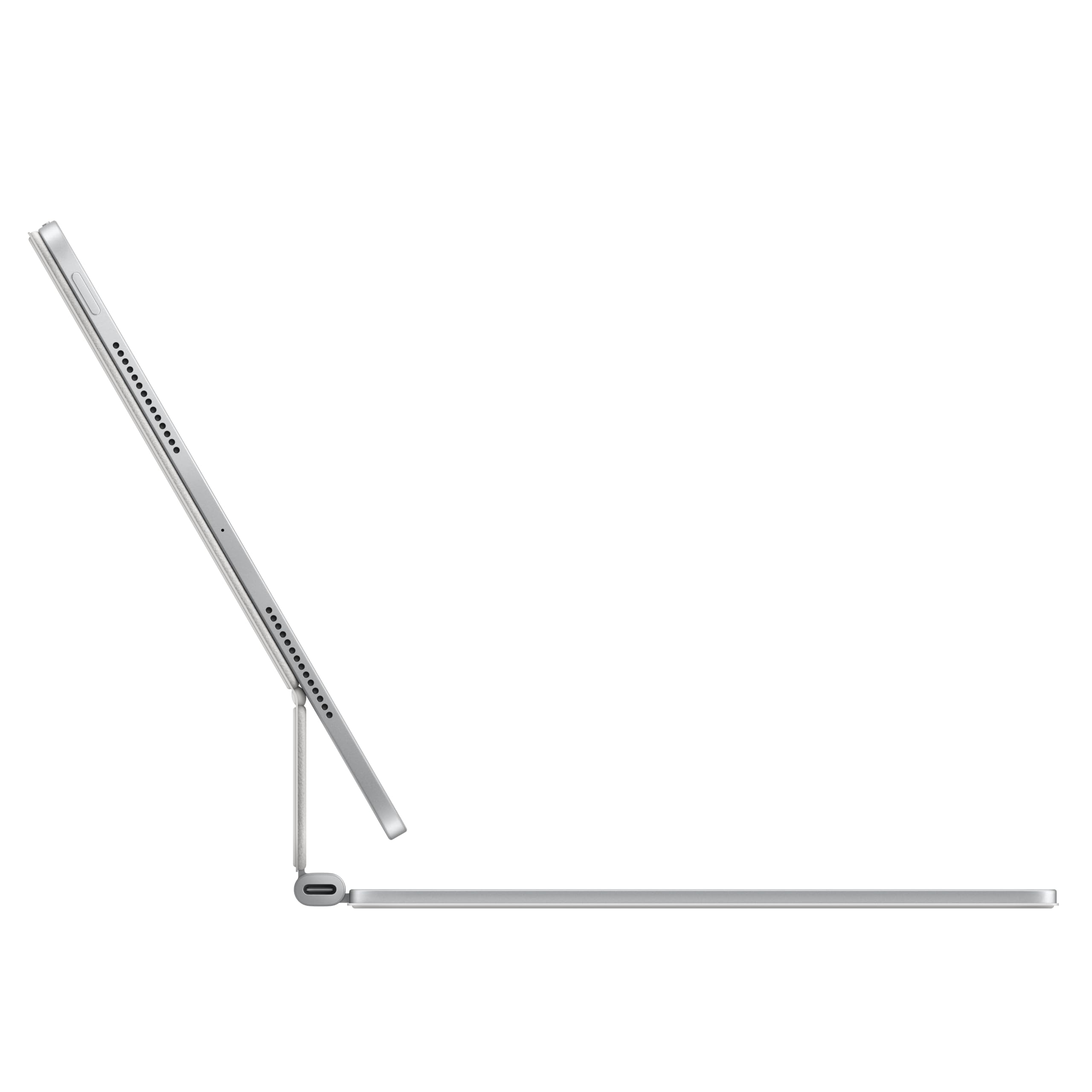 Apple Magic Keyboard for iPad Pro 11-inch (M4) - Ukrainian Layout - White - Perfect for Work, Study & Creative Projects