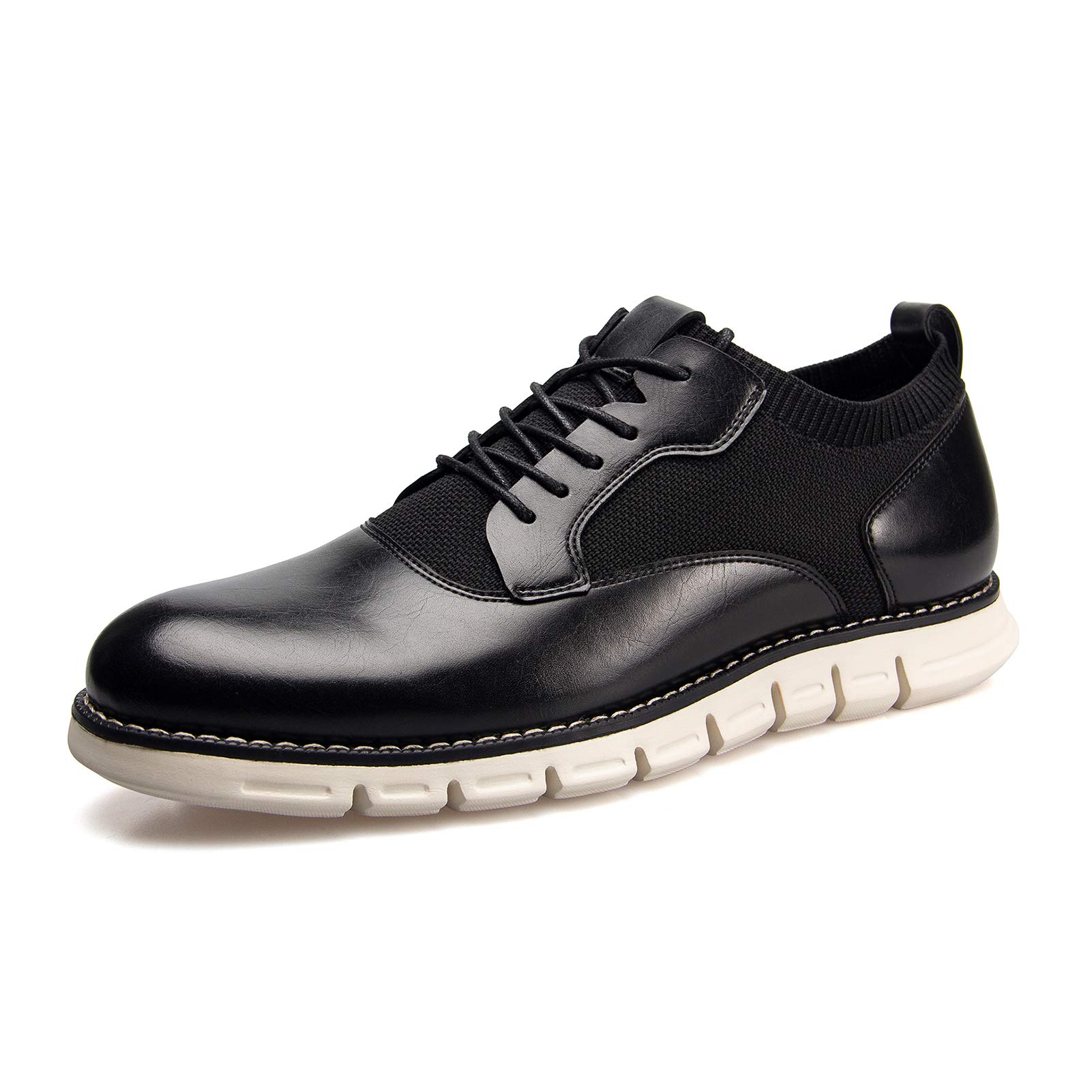 Meijiana Men's Oxford Dress Shoes - Lightweight Lace-Up Formal Shoes for Business & Wedding - Comfortable Office & Party Footwear