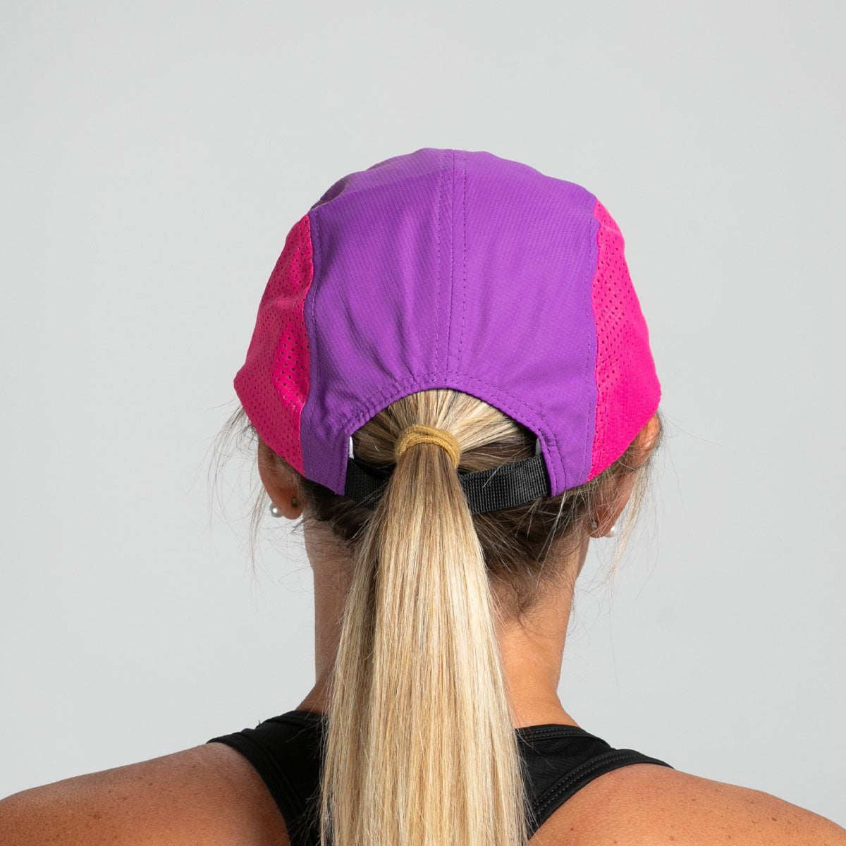 Unisex Tech 5 Panel Hat - Pink Aloha Print Adjustable Snapback Cap for Men & Women - Perfect for Beach, Surfing, and Summer Outdoor Activities
