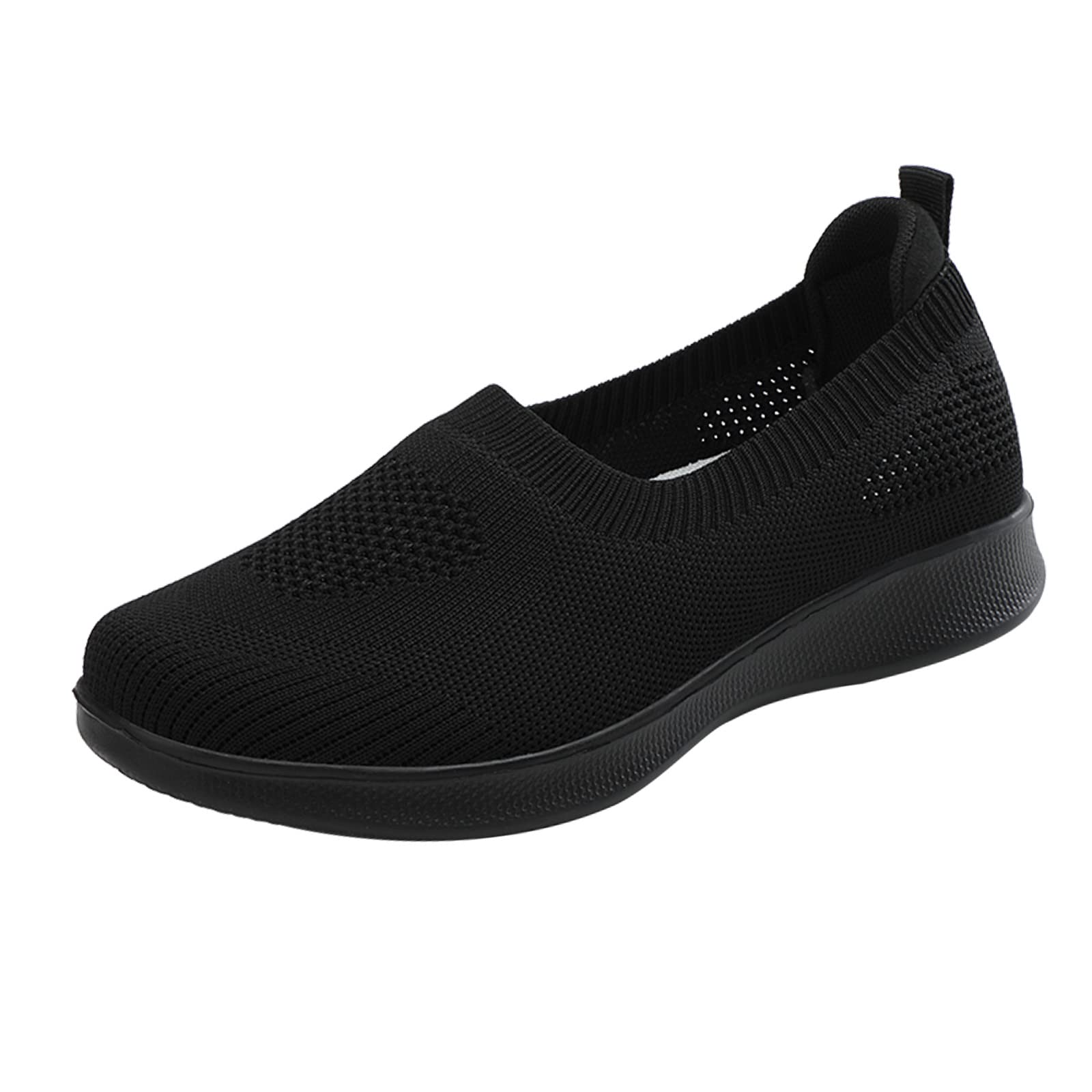 Women's Breathable Mesh Slip-On Sneakers - Comfortable Walking Shoes for Women - Fashionable Flat Loafers - Perfect for Casual Wear, Work & Travel