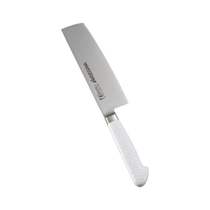 Premium Hasegawa Stainless Steel Nakiri Knife - Japanese Vegetable Knife with Antibacterial Coating | Professional Chef Knife for Chopping, Slicing Vegetables & Herbs | Ideal for Home Kitchen & Restaurant Use