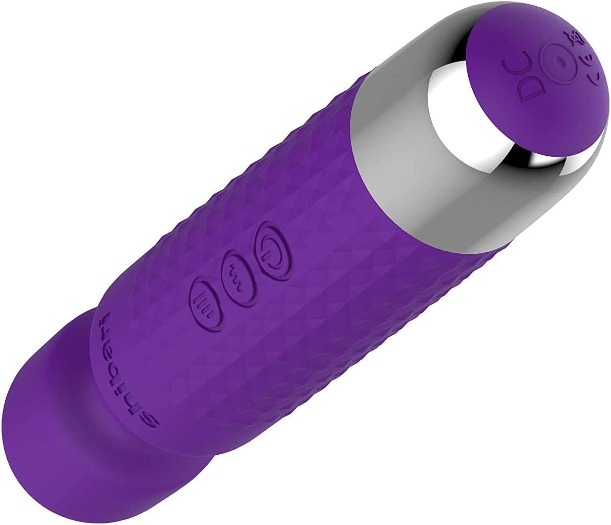 Shibari Mini Halo Vibrator - Powerful Cordless & Waterproof Wand Massager for Women | Ultra Quiet Clitoral Stimulator | Rechargeable Adult Sex Toy | Perfect for Solo Play & Couples Intimacy (Purple)