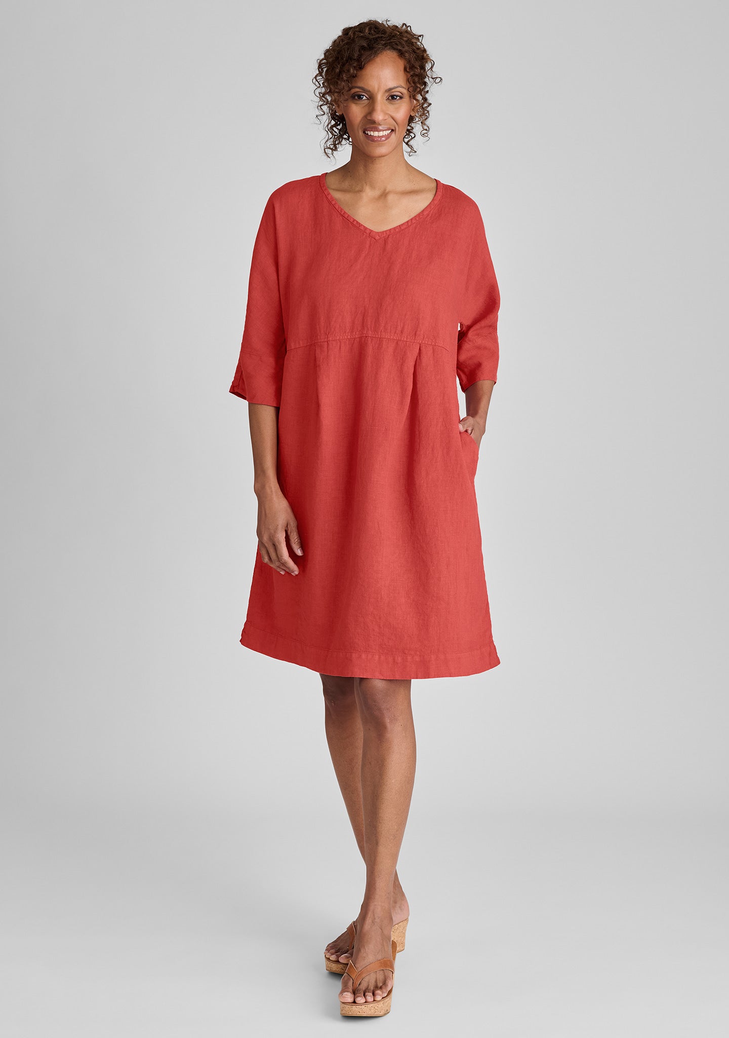 Stylish Dolman Sleeve Linen Dress for Women - Breathable & Comfortable Summer Casual Wear - Perfect for Beach, Vacation, and Everyday Outfits