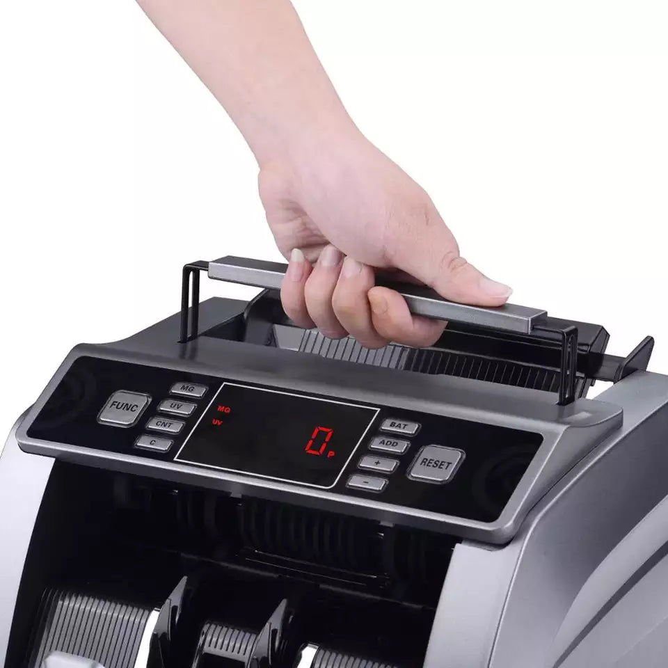 Best Money Counter Machine for Cash Counting - Fast & Accurate Bill Counter with UV/MG/IR Detection - Perfect for Banks, Retail Stores & Small Businesses
