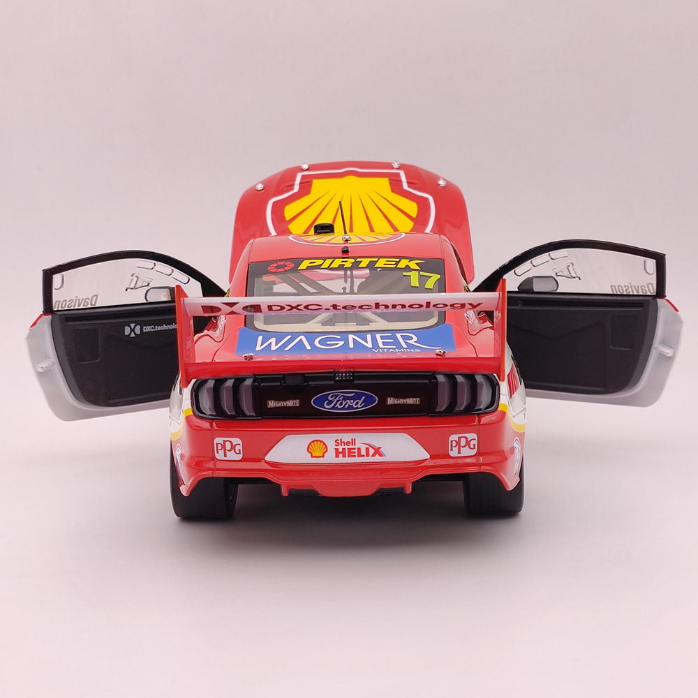 1/18 Scale Authentic SHELL V-Power Racing Team #17 Ford Mustang GT 2021 Diecast Model Car - Will Davison's Collectible Toy Car Gift for Racing Fans & Display Collection