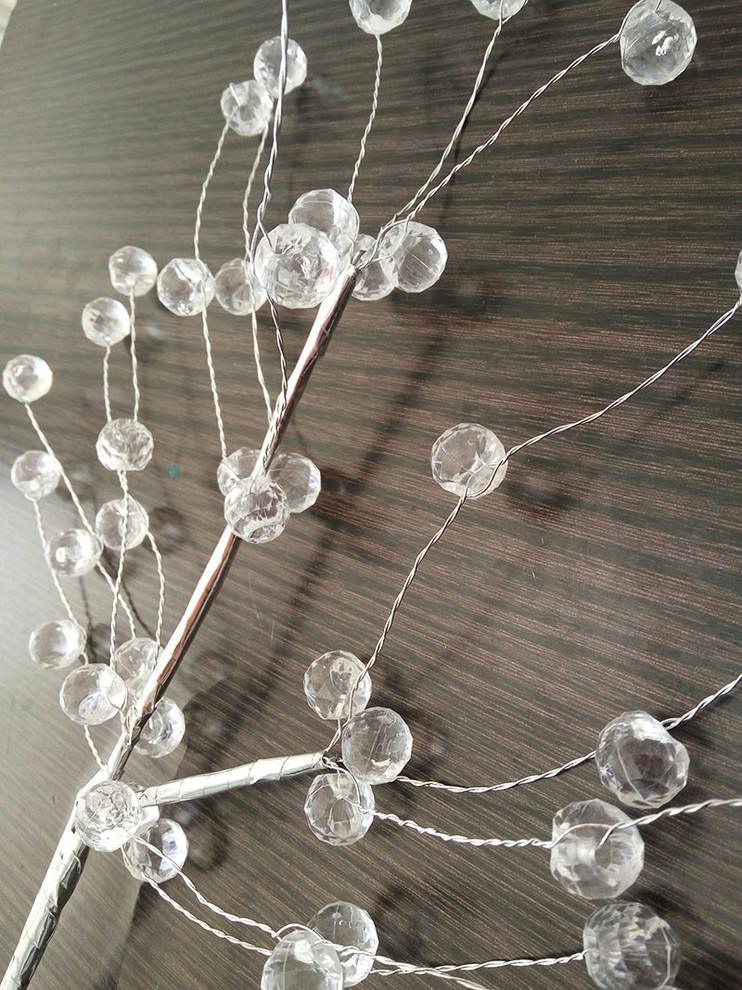 Elegant Crystal Dandelion Chandelier - Modern Glass Pendant Light Fixture for Dining Room, Living Room & Bedroom Decor