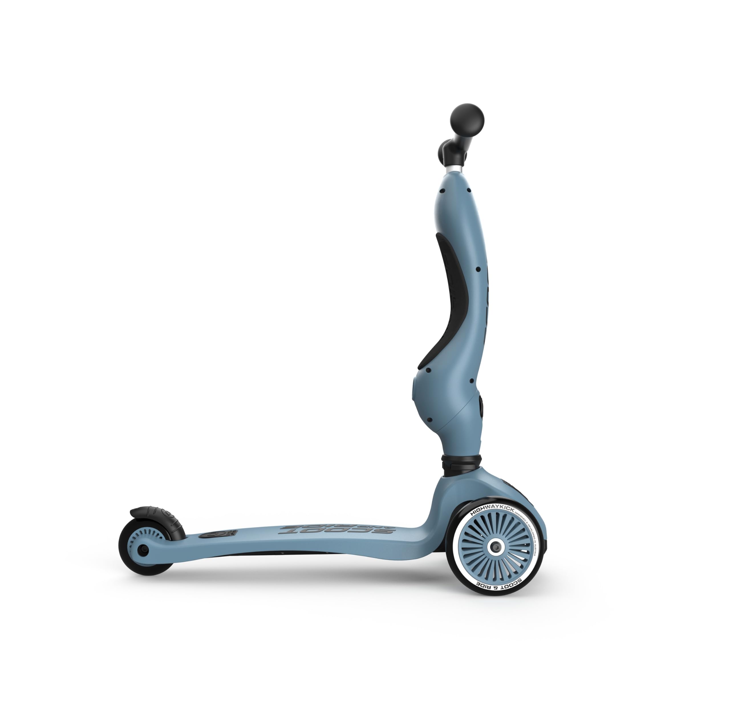 2-in-1 Scoot & Ride Highwaykick 1 Kids Scooter - Convertible Ride-On & Stand Scooter for Toddlers Ages 1-5 Years - Durable Steel Frame - Perfect for Park Rides, Backyard Fun & Learning Balance