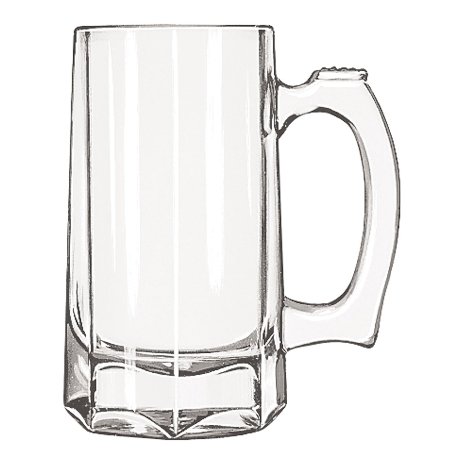 Libbey 12-oz Glass Beer Steins Set of 12 - Classic Pub Style Drinking Mugs for Beer, Ale, and Cider - Perfect for Parties, Bars, and Home Brewing Enthusiasts