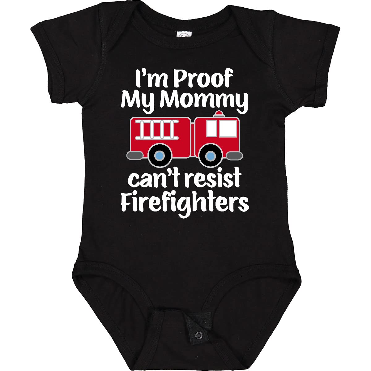 Inktastic Firefighter Daddy Baby Bodysuit - Cute Fireman Outfit for Infants & Toddlers - Perfect for Firefighter-Themed Parties, Family Photos & Everyday Wear