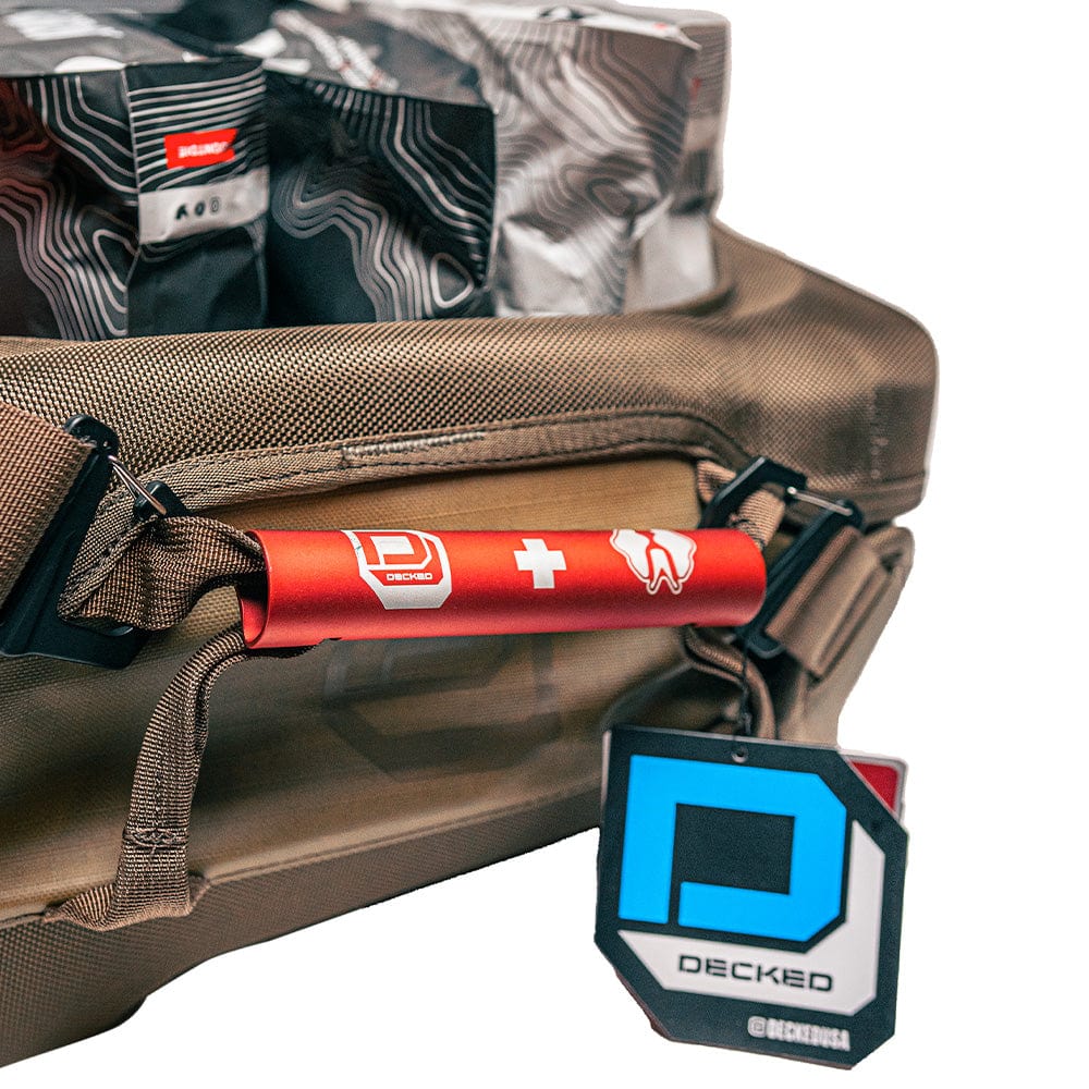 DECKED X Uncharted D Bag Pro - Heavy Duty Truck Bed Storage System for Camping, Hunting & Off-Road Adventures