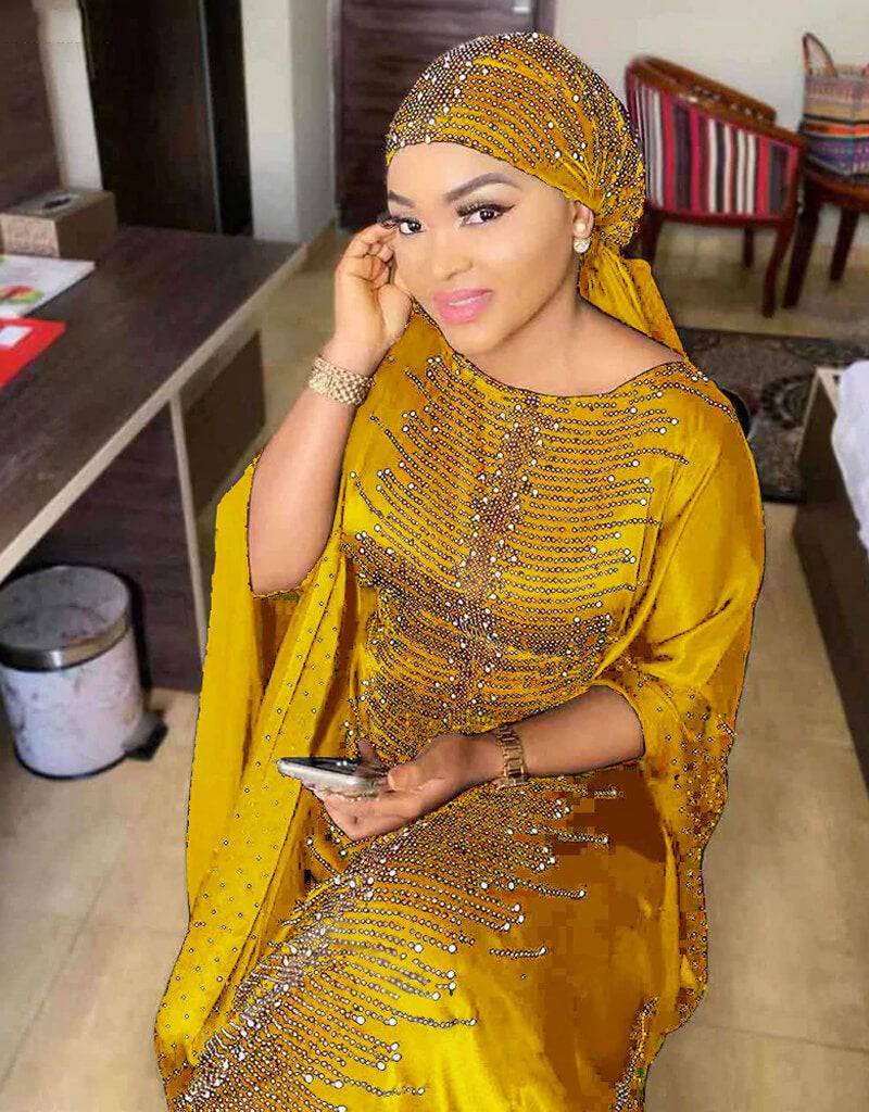 Stylish African Kaftan Dress for Women - Plus Size Flowy Maxi Dress with Vibrant Prints - Perfect for Beach Vacations, Summer Parties & Cultural Events