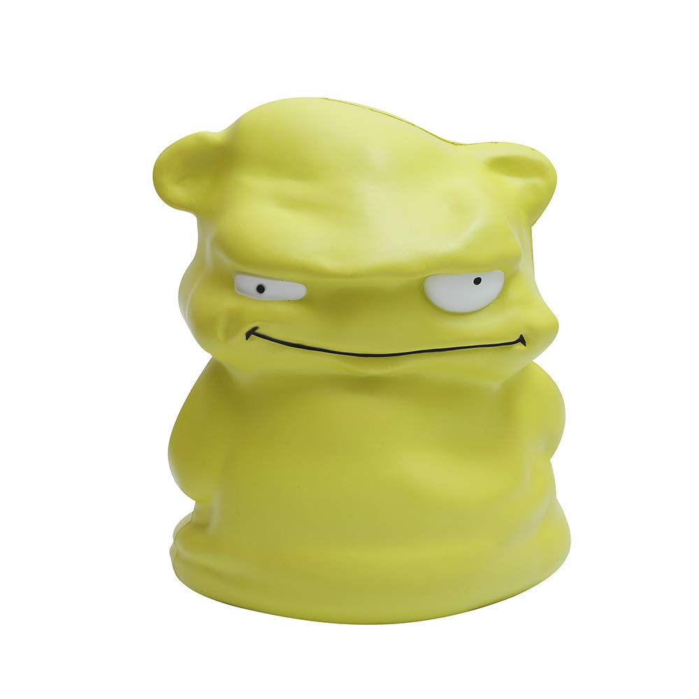 Anboor 9.8 Inch Jumbo Squishy Green Monster Kawaii Soft Slow Rising Scented Stress Relief Toy for Kids - Perfect for Anxiety Relief, Sensory Play & Birthday Gifts