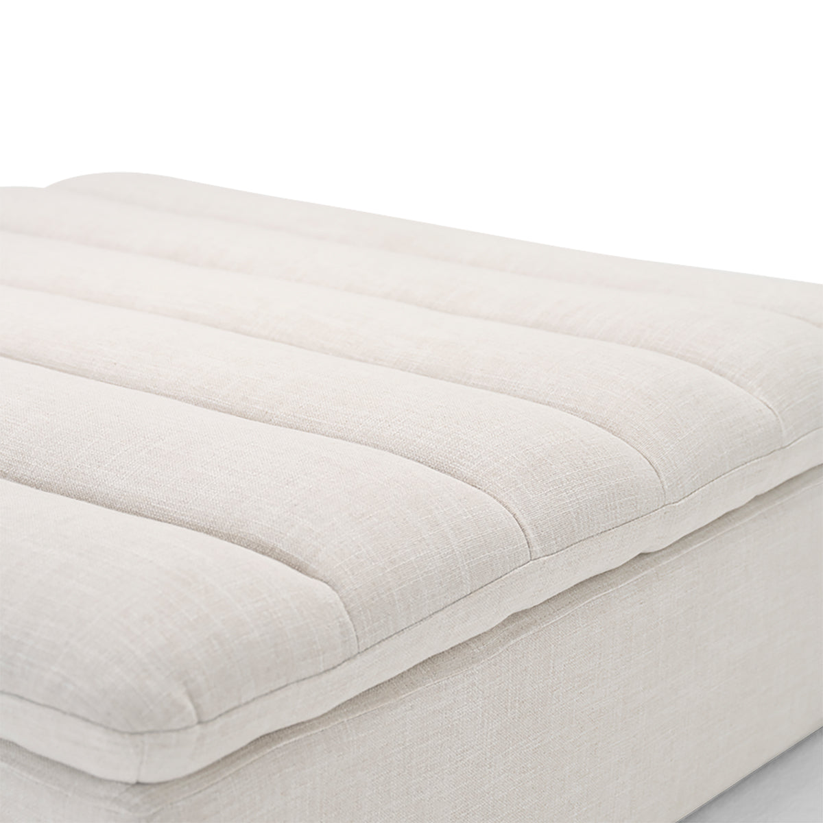 Byron Floating Ottoman - Modern Storage Footrest for Living Room, Bedroom & Office - Comfortable and Stylish Seating Solution