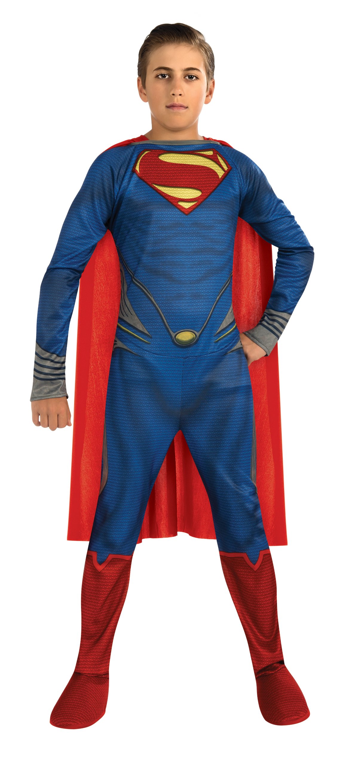 Rubies Man of Steel Superman Complete Costume for Adults - Official DC Comics Licensed Halloween Cosplay Outfit for Parties & Comic Conventions