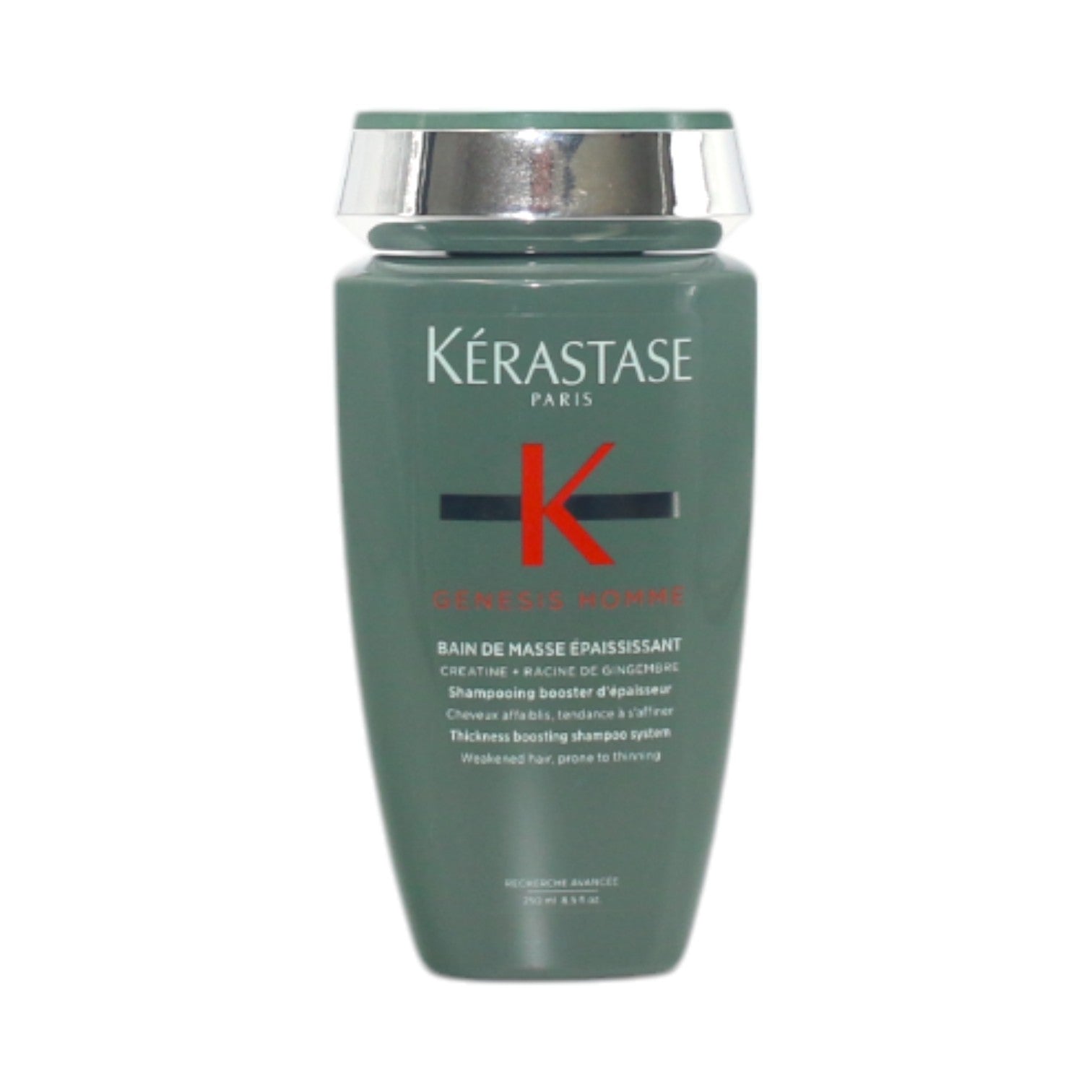 Kerastase Genesis Homme Thickening Shampoo for Men - 8.5 oz | Strengthens & Volumizes Hair | Perfect for Thinning Hair & Daily Use