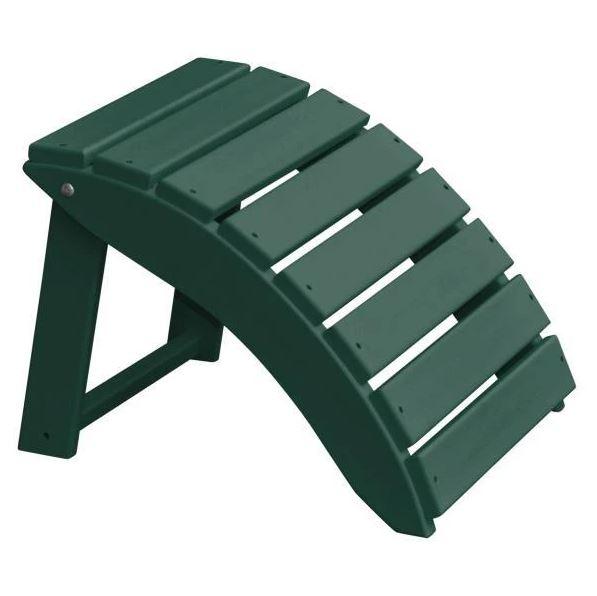 A&L Furniture Poly Folding Ottoman Stool - Lightweight Storage Footrest for Living Room, Bedroom, Patio - Perfect for Extra Seating & Home Organization