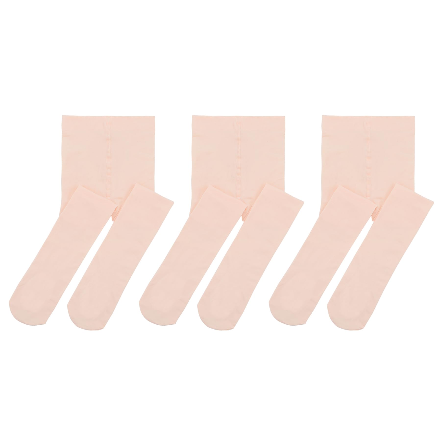 Zando 3-Pack Girls Dance Tights - Ultra Soft Ballet & Athletic Leggings with Footed Design for Toddlers & Kids | Perfect for Ballet Class, Dance Practice & Everyday Wear