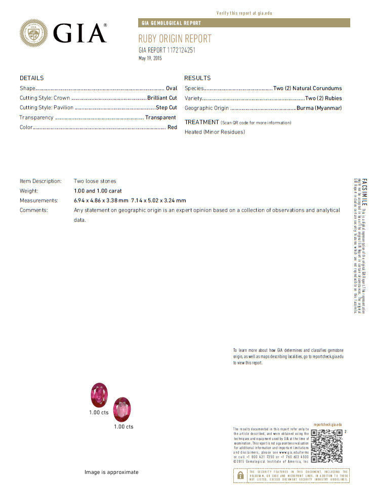 GIA Certified 3.68 Carat Natural Ruby Diamond Earrings in 18K Gold - Elegant Jewelry for Weddings, Parties & Special Occasions