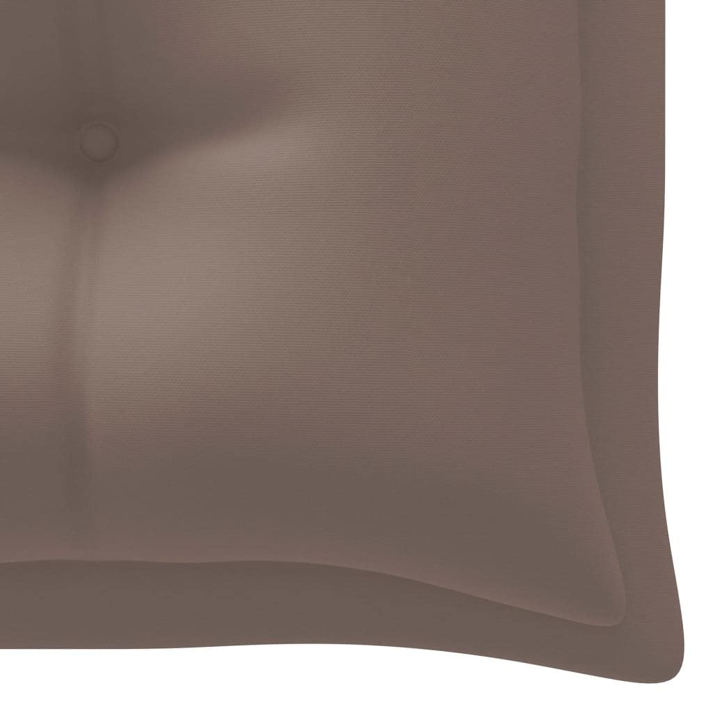 Premium Indoor/Outdoor Chair Cushion - Waterproof Garden Swing Seat Pad - Replacement Cushion for Patio Furniture, Recliners & Swing Chairs - Soft Taupe Fabric (78.7