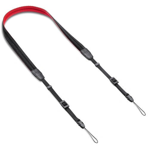 Leica SOFORT Camera Carrying Strap - Black & Red Adjustable Neck Strap for Instant Cameras | Perfect for Travel, Events & Everyday Photography