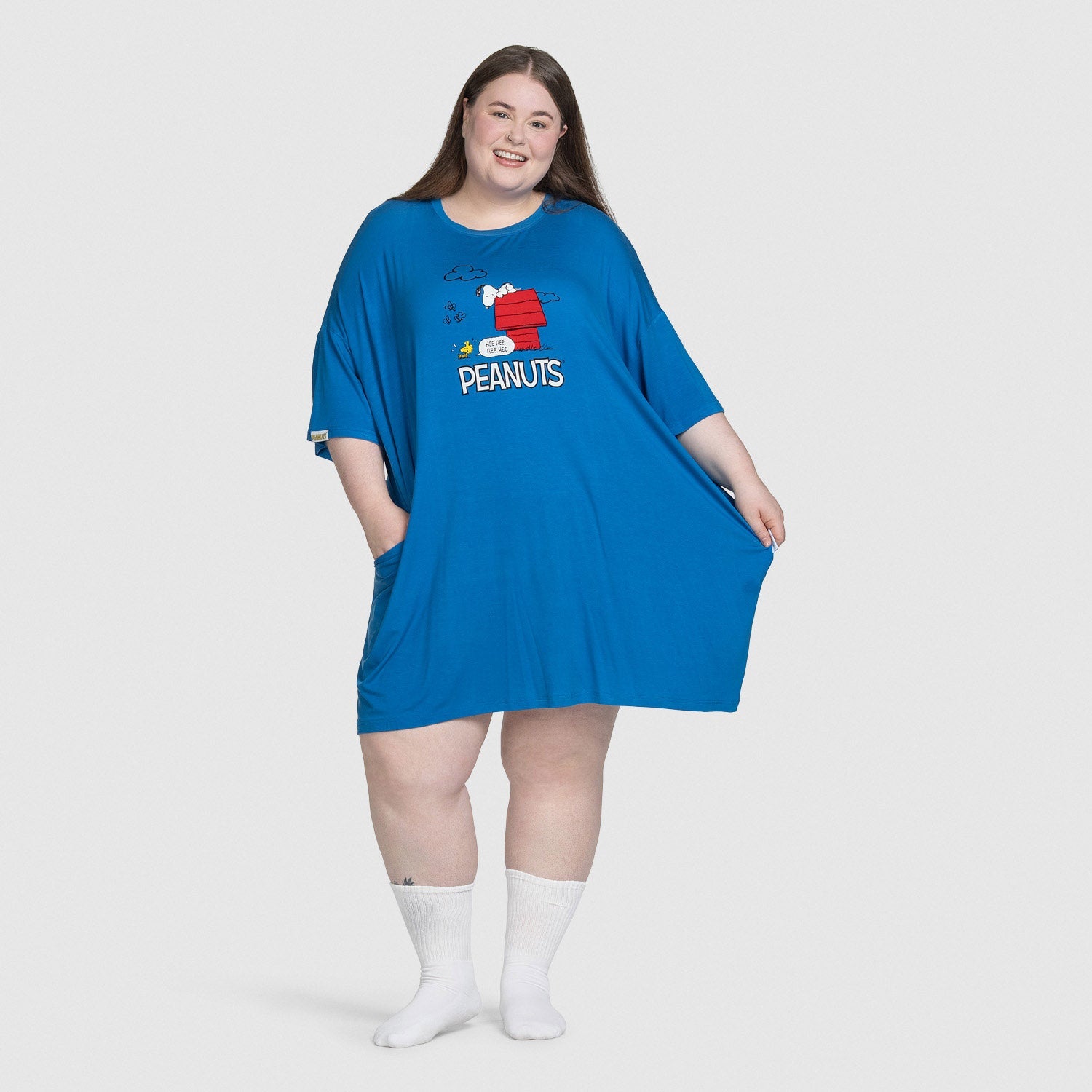 Peanuts Sleep Tee - Soft & Comfortable Snoopy Pajama T-Shirt for Women & Men - Perfect for Lounge, Bedtime & Relaxation