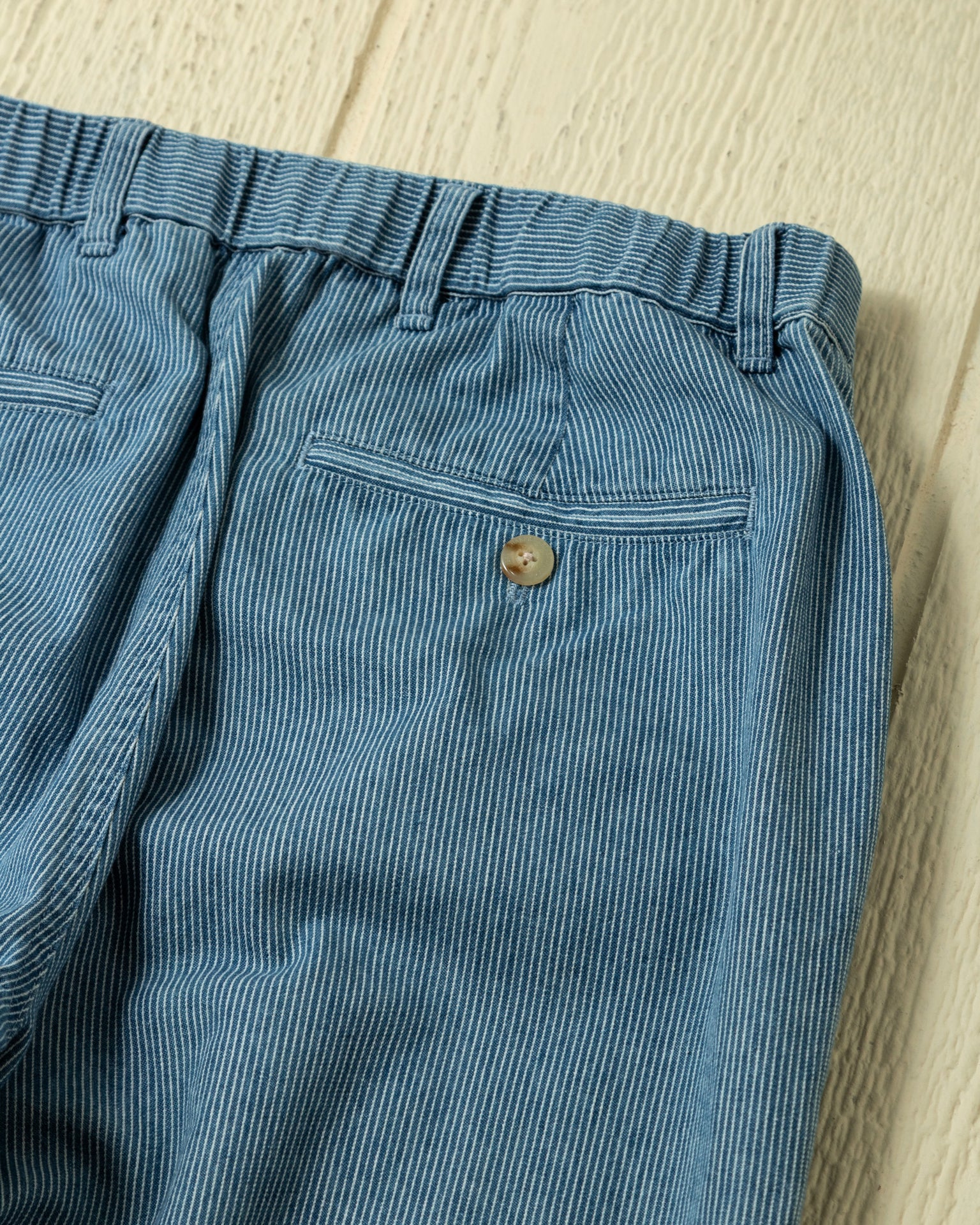 Ventura Denim Blue Hickory Stripe Pants for Men - Comfortable Casual & Workwear Trousers for Everyday Wear, Office, and Outdoor Activities