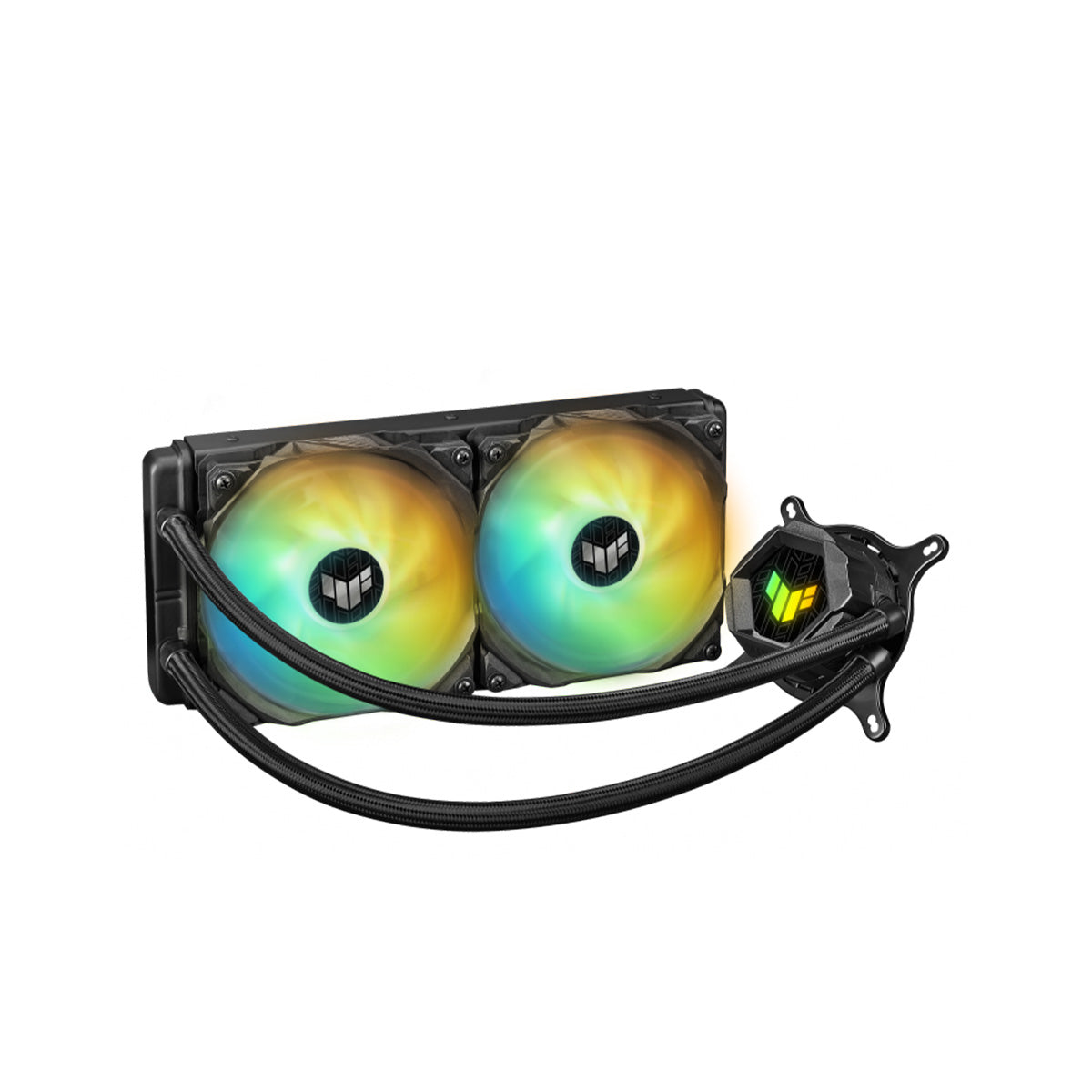 ASUS TUF Gaming LC 240 ARGB All-in-One Liquid CPU Cooler - High Performance Cooling for Gaming PCs, Workstations & Overclocking | RGB Lighting | Quiet Operation | Intel/AMD Compatible | Perfect for Gamers, Streamers & Content Creators