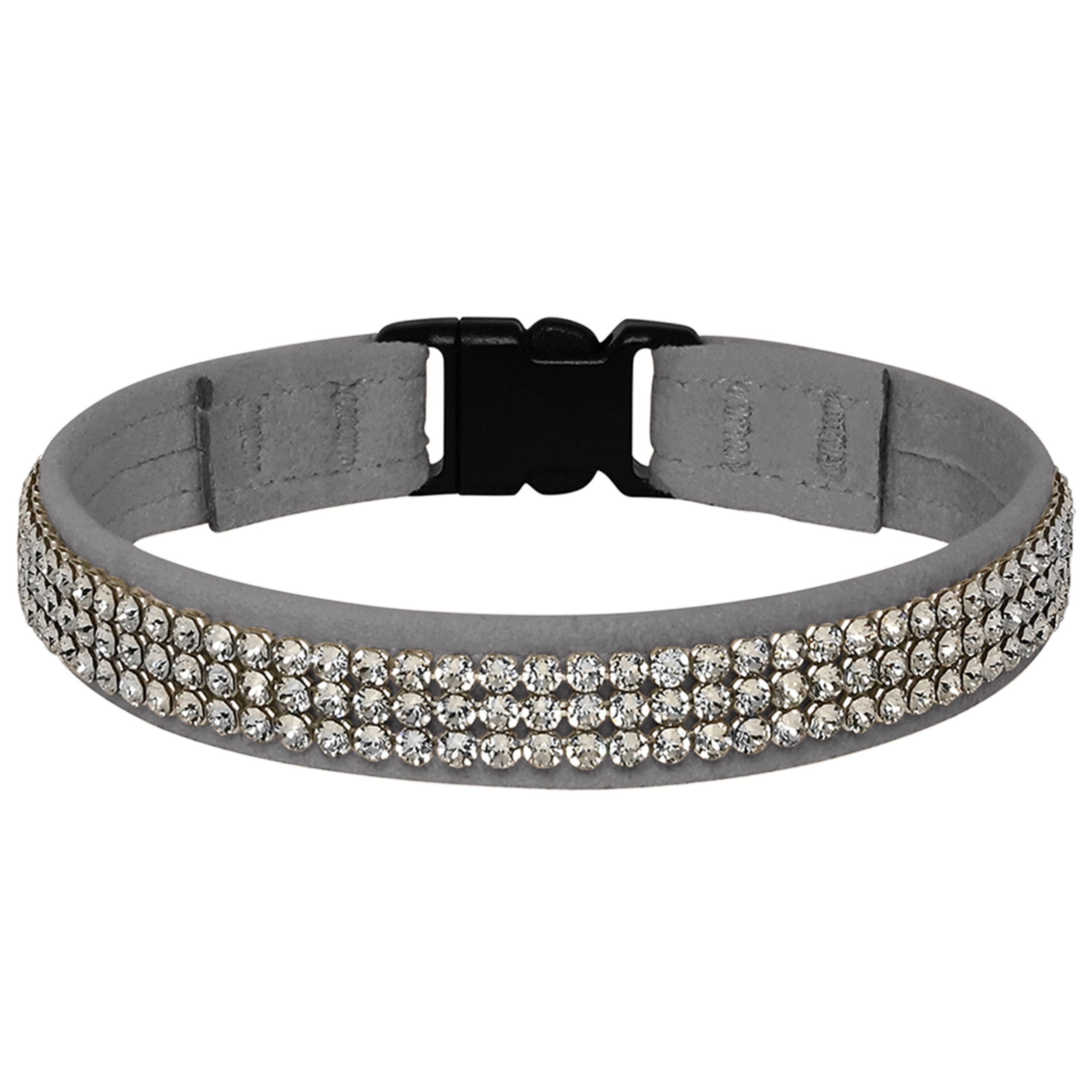3 Row Giltmore 1/2 Breakaway Cat Collar - Adjustable Safety Kitten Collar with Bell for Indoor & Outdoor Cats - Perfect for Playtime, Walks, and Identification