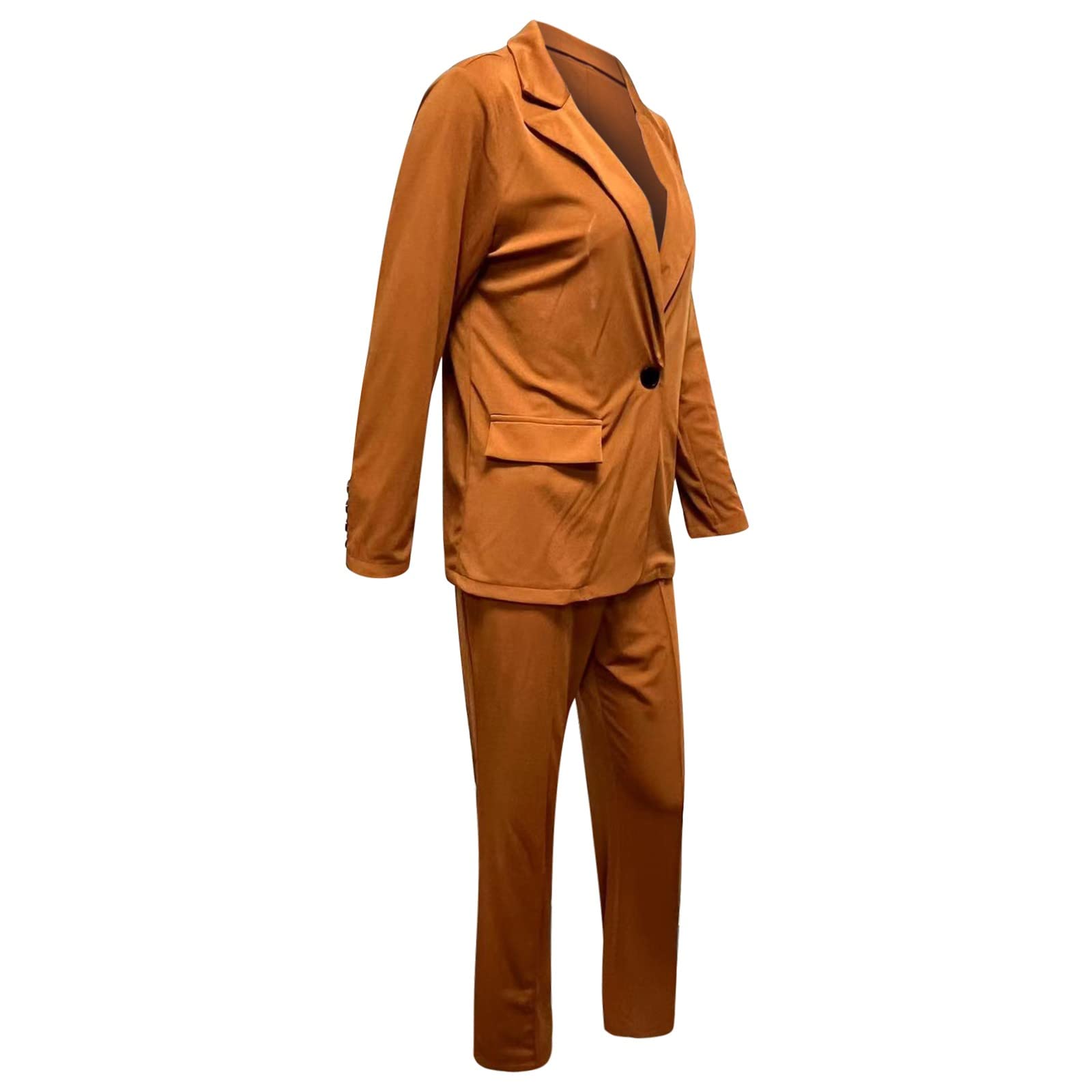 Women's Two-Piece Blazer Set - Slim Fit Office Suit for Work & Casual