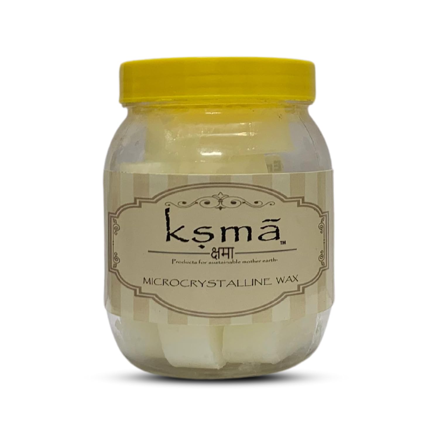 Ksma Microcrystalline Wax 400g - Cosmetic Grade for Creams, Lotions, Waterproof Mascara, Pressed Powder, Lipstick & Eyeliner - Ideal for DIY Beauty Products & Professional Makeup Formulations